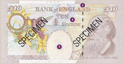 Darwin £10 Note